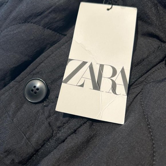ZARA QUILTED MINIMAL PARKA LIMITED EDITION - Picture 10 of 12
